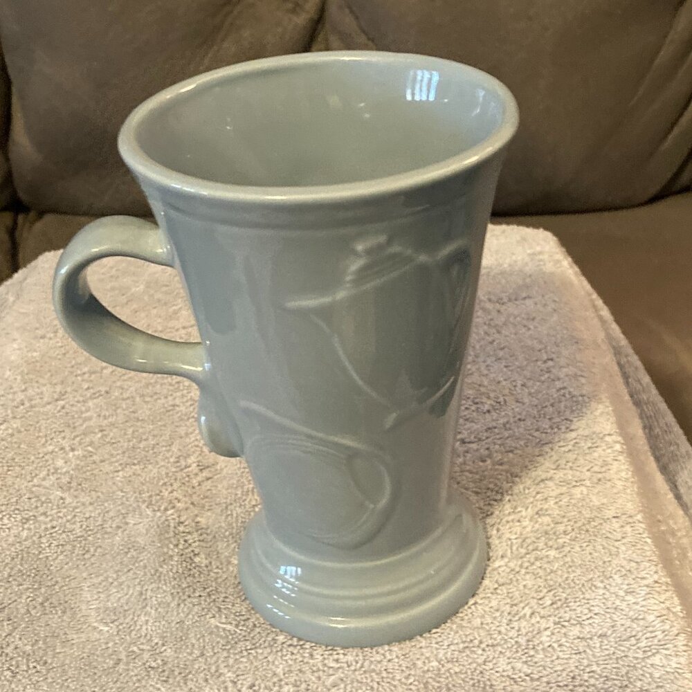 Fiestaware Cappuccino Mug HLC PERIWINKLE (discontinued)-1989-Excellent condition